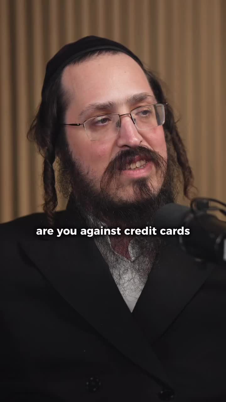 Are you against credit cards? @Moshe Wigder