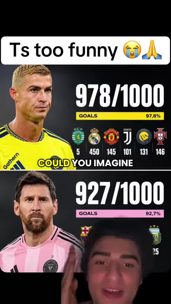 This would break the internet 😭 #messi #cristianoronaldo #intermiami #alnassr #barca
