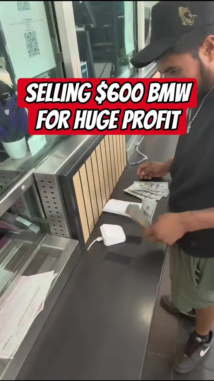 Selling cheap M5 to the first people to view it… #flippingcars #profit #bmw #business #carflip