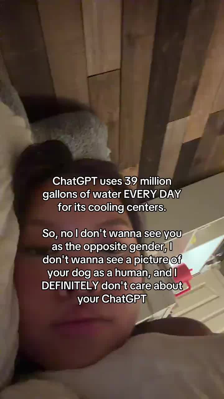 YOU can make a difference switch to EcoGPT #climatechange #watercrisis #datacenter #ai #chatgpt