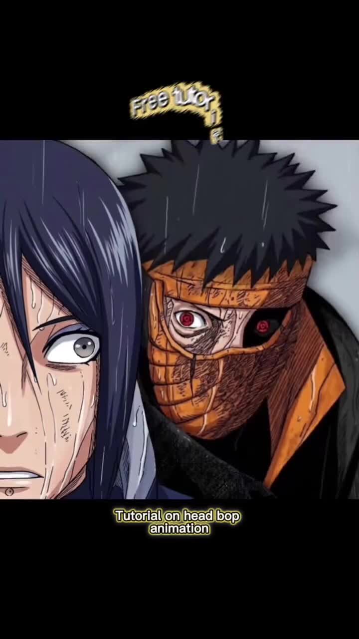 tutorial on head bop animation how to do head bop animation head bop tutorial capcut akatsuki head bop animation naruto 