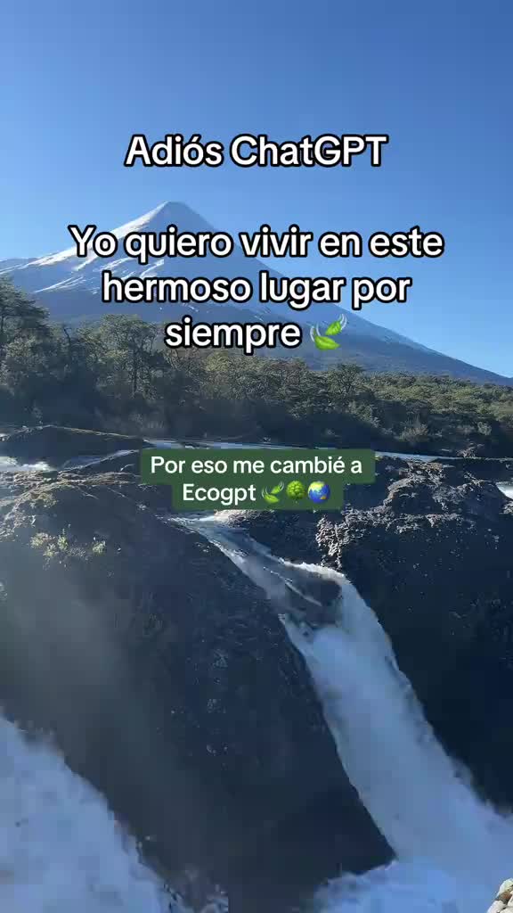 Dile Adiós a ChatGPT y cámbiate a Ecogpt 🌏🌳🍃 #ia #chatgpt #ecogpt #medioambiente #naturaleza