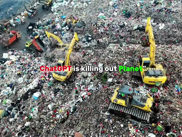 @EcoGPT  your chatbot is drinking the planet, this one replants it. #ecogpt #ai #climatechange #datacenters