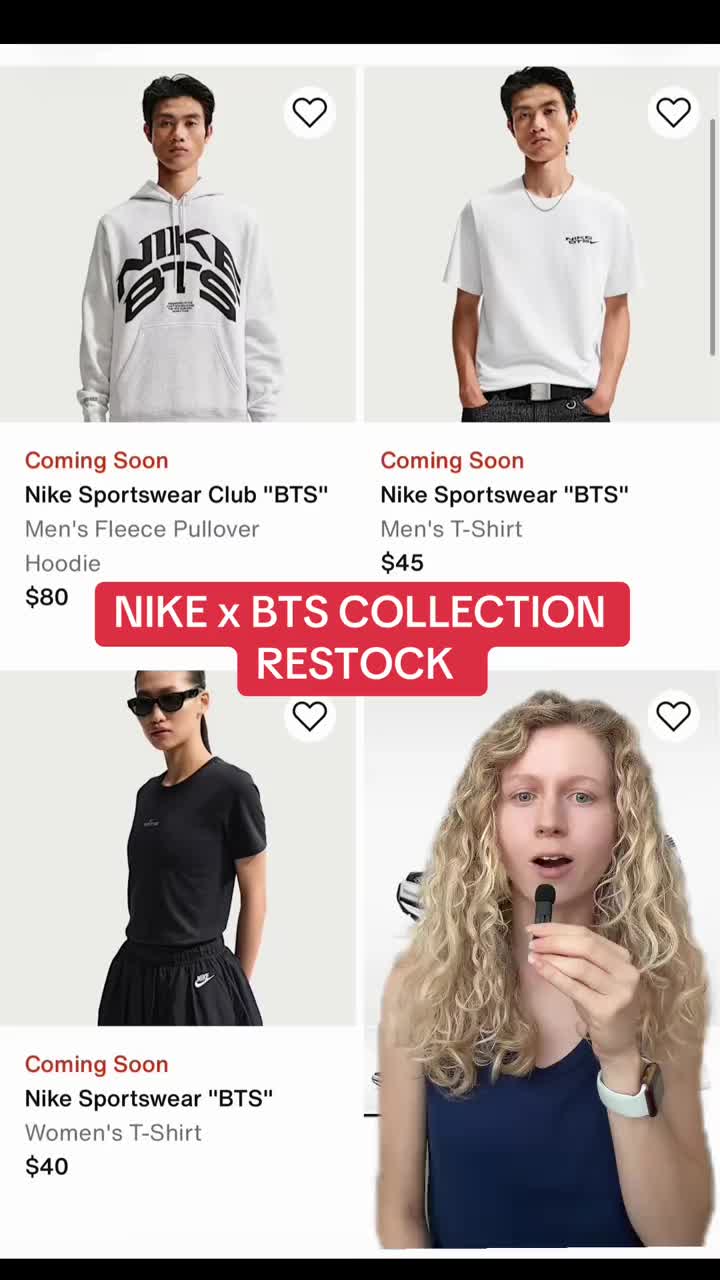 Who wants the Nike x bts collab?! #nike #btsnike #btsmerch #bts_official_bighit #btsupdate