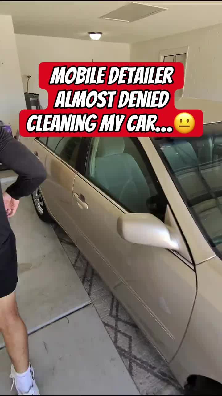 Still can’t believe the final result… car was so gross I had to call backup😬 #mobiledetailer #phx #filthy #flippingcars