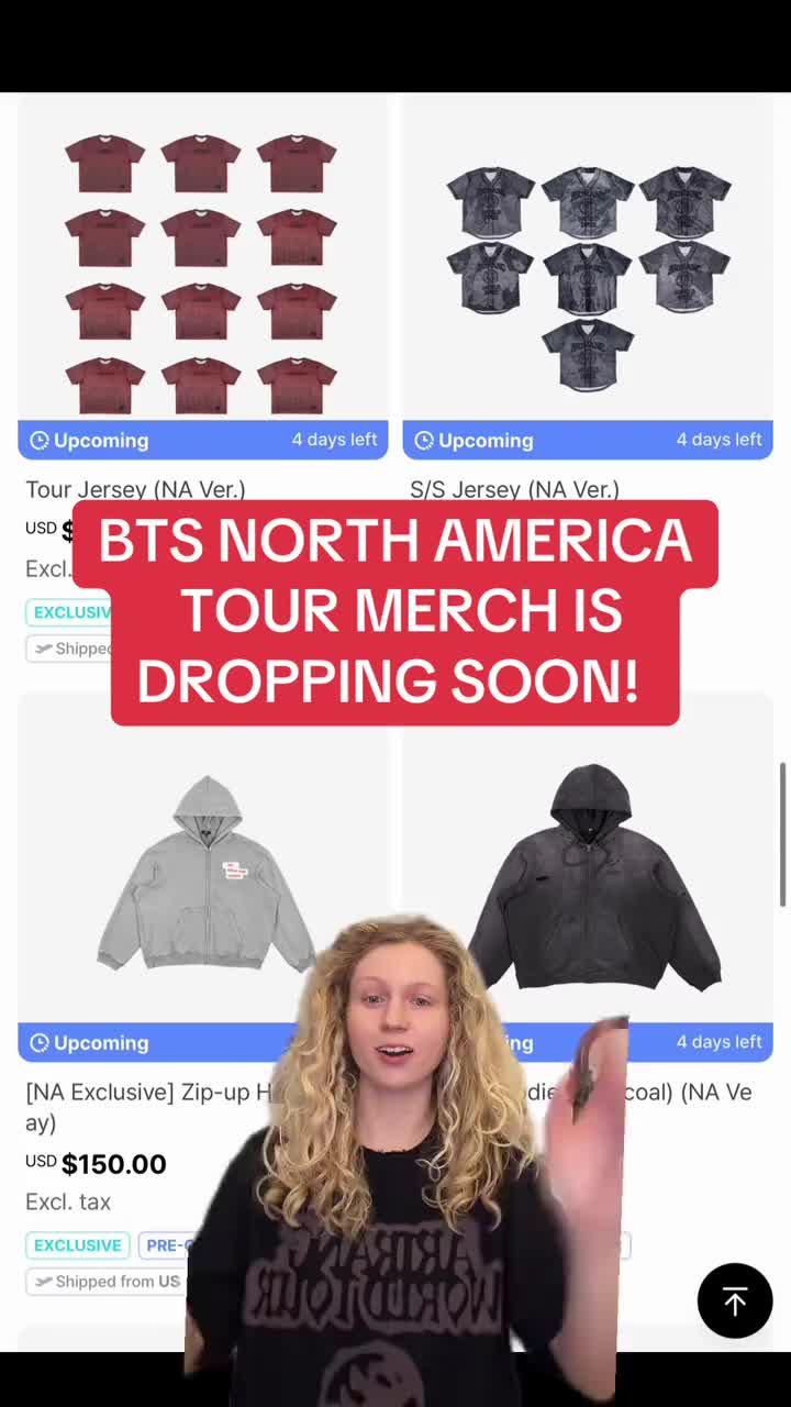 BTS US MERCH HAPPENING #bts_official_bighit #btsarirang #btsmerch #btsupdate #btsconcert