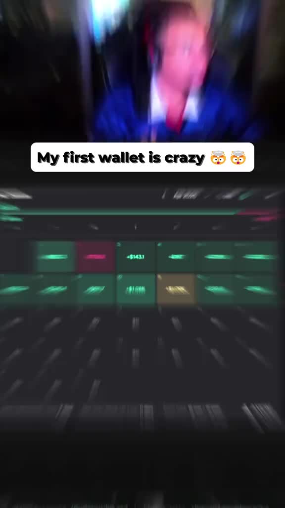 My first wallet is crazy  #daytrading #scalping #crypto #finance #trading