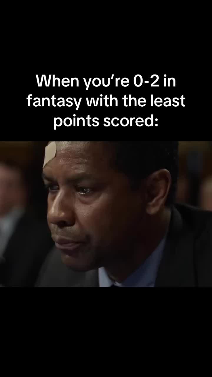And the Fantasy football punishment is staring you right in the face… 😭😭