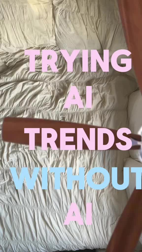 My take on the โai ceiling fan trendโ but had so much fun editing this myself!!! Defo not perfect but i will get better
