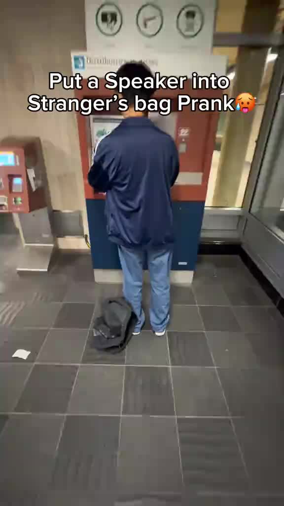 Lost 300$ speaker after this😭 #metro #prank #speaker #funny #fyp