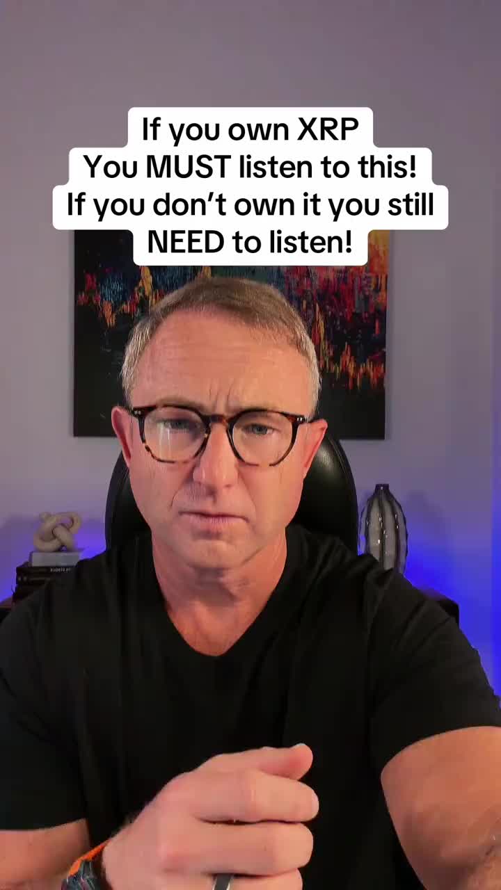 If you own XRP, you need to hear this.
