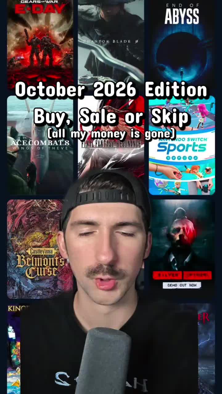 October 2026 Edition Buy, Sale or Skip #gaming #gearsofwar #finalfantasy #phantombladezero #castlevania