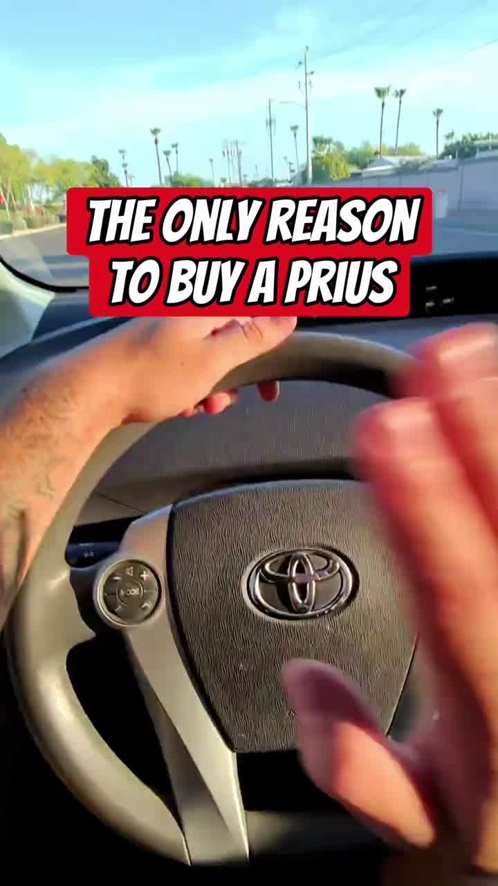 Driving a Prius is a gas saving glitch… #prius #costco #boom #gas #carsoftiktok