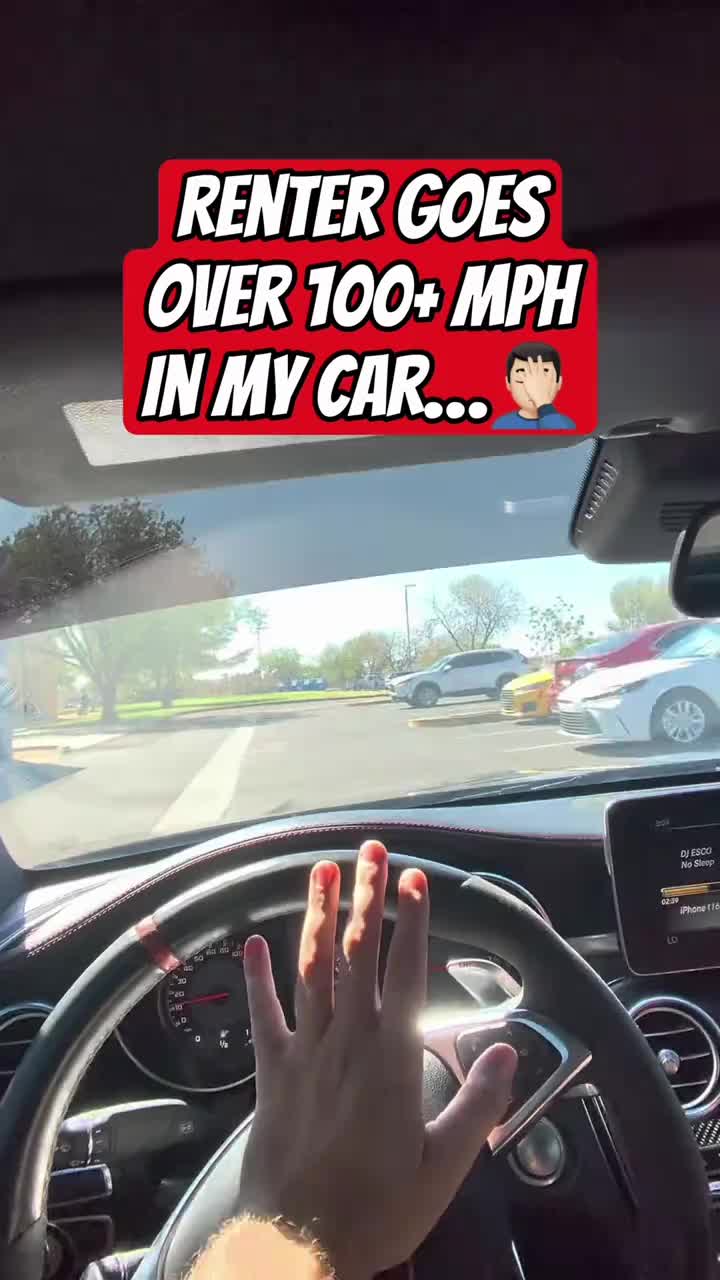 This is exactly why I stopped renting out my cars… #rentalcar #amg #c63s #speeding #carsoftiktok