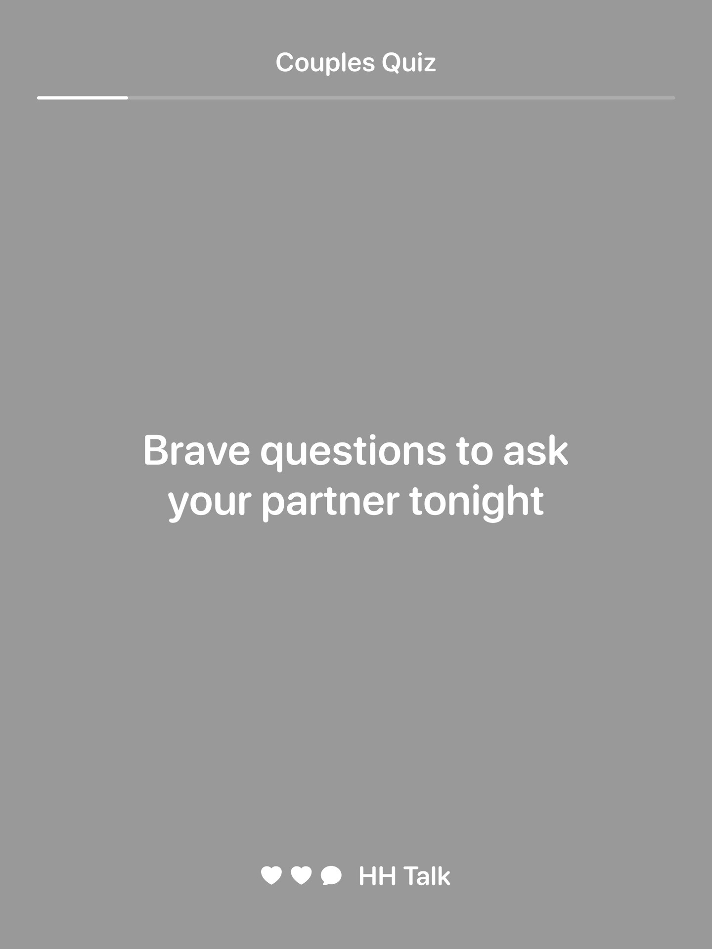 Tonight’s conversation starter: What’s the hardest part about loving me? ❤️ Explore the depths of your connection with c
