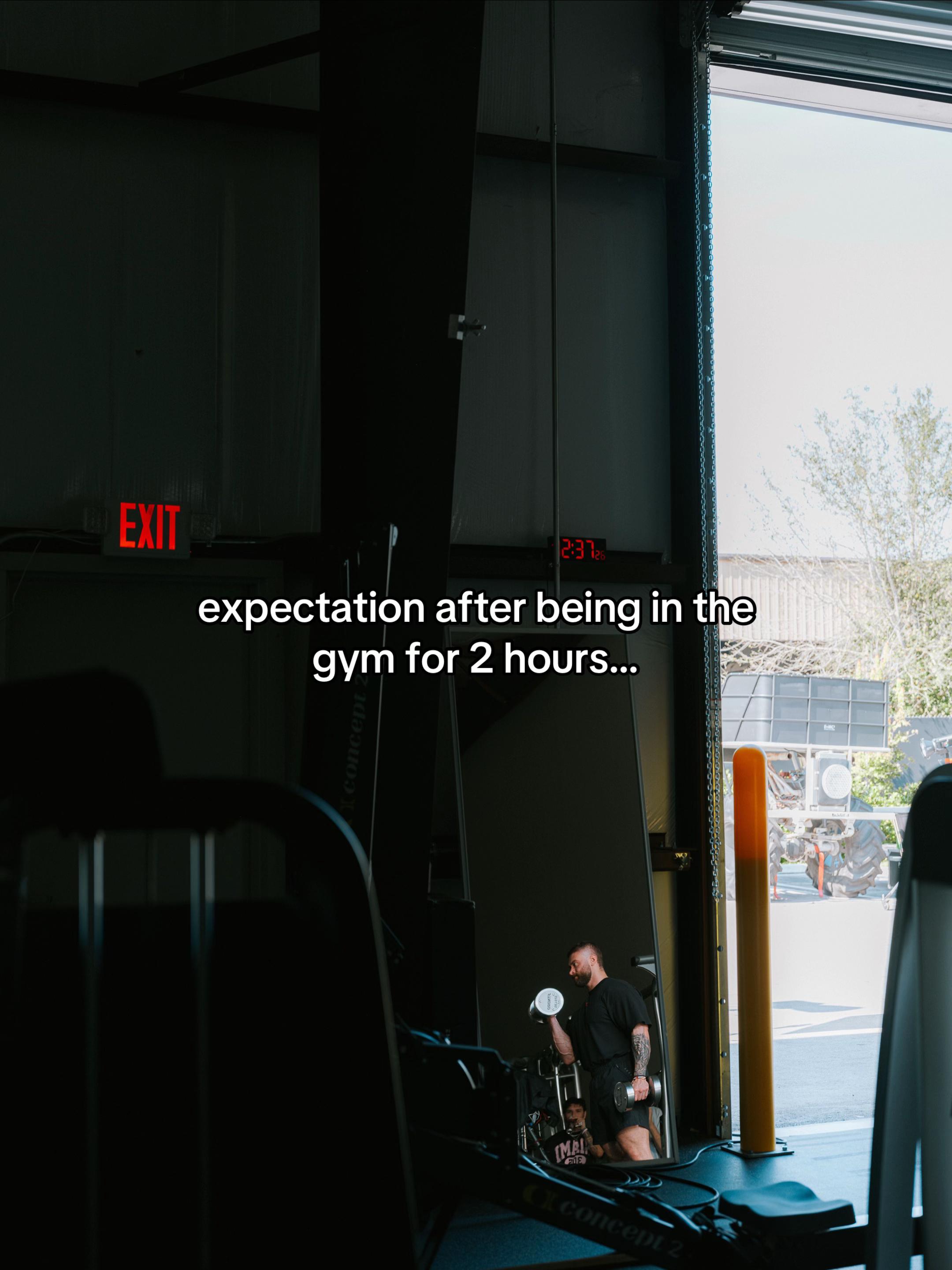 no one noticed #gym #meme #Gymshark 