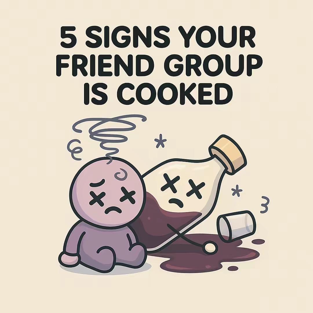 Is your friend group cooked? #selfimprovementdaily #SelfImprovement #successmindset #alcoholresponsibility #alcoholalter