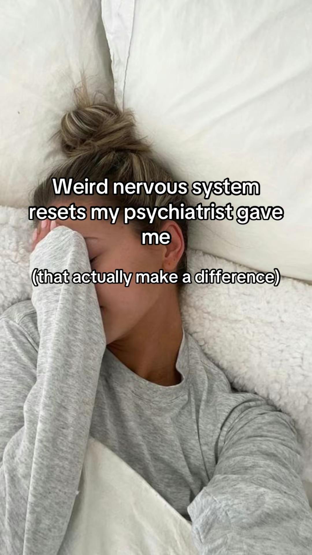Weird but effective nervous system resets #nervoussystemreset #selflove