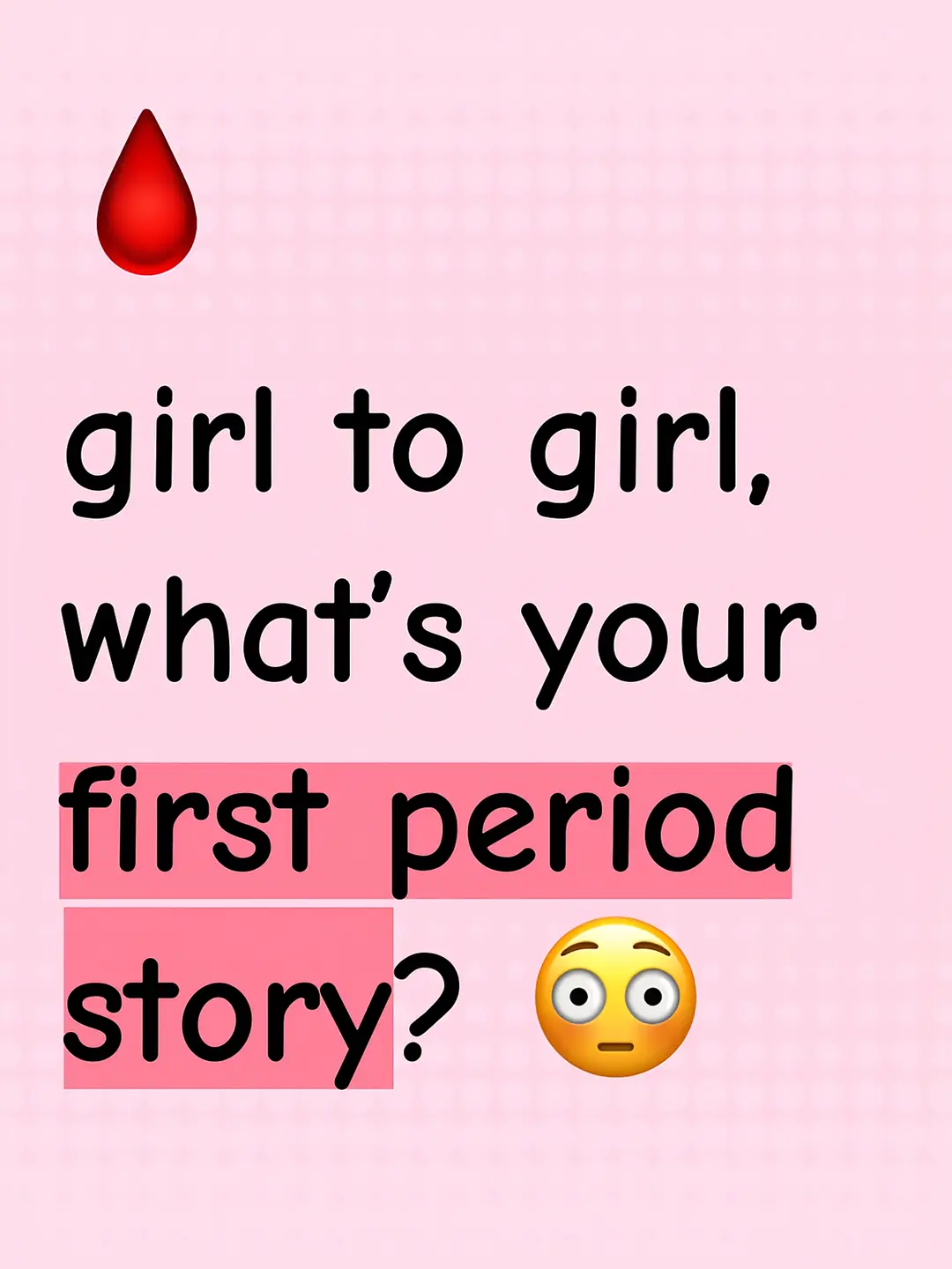 i was at school when mine happened 🫠 #girltalk #periodtok #firstperiod #periods #girltogirl