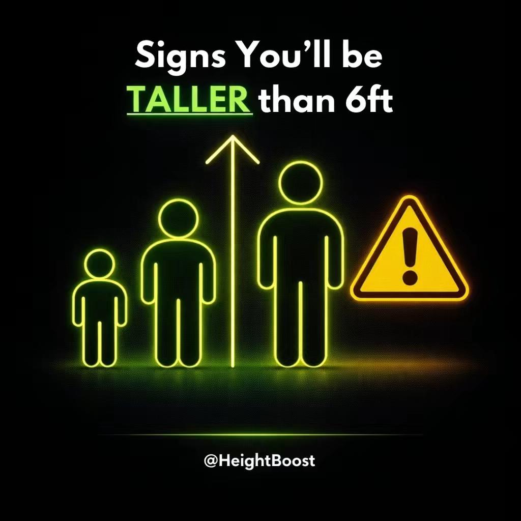 If you're a late bloomer you might grow a LOT taller than your dad, sometimes 10+ inches, especially if your knees hurt 