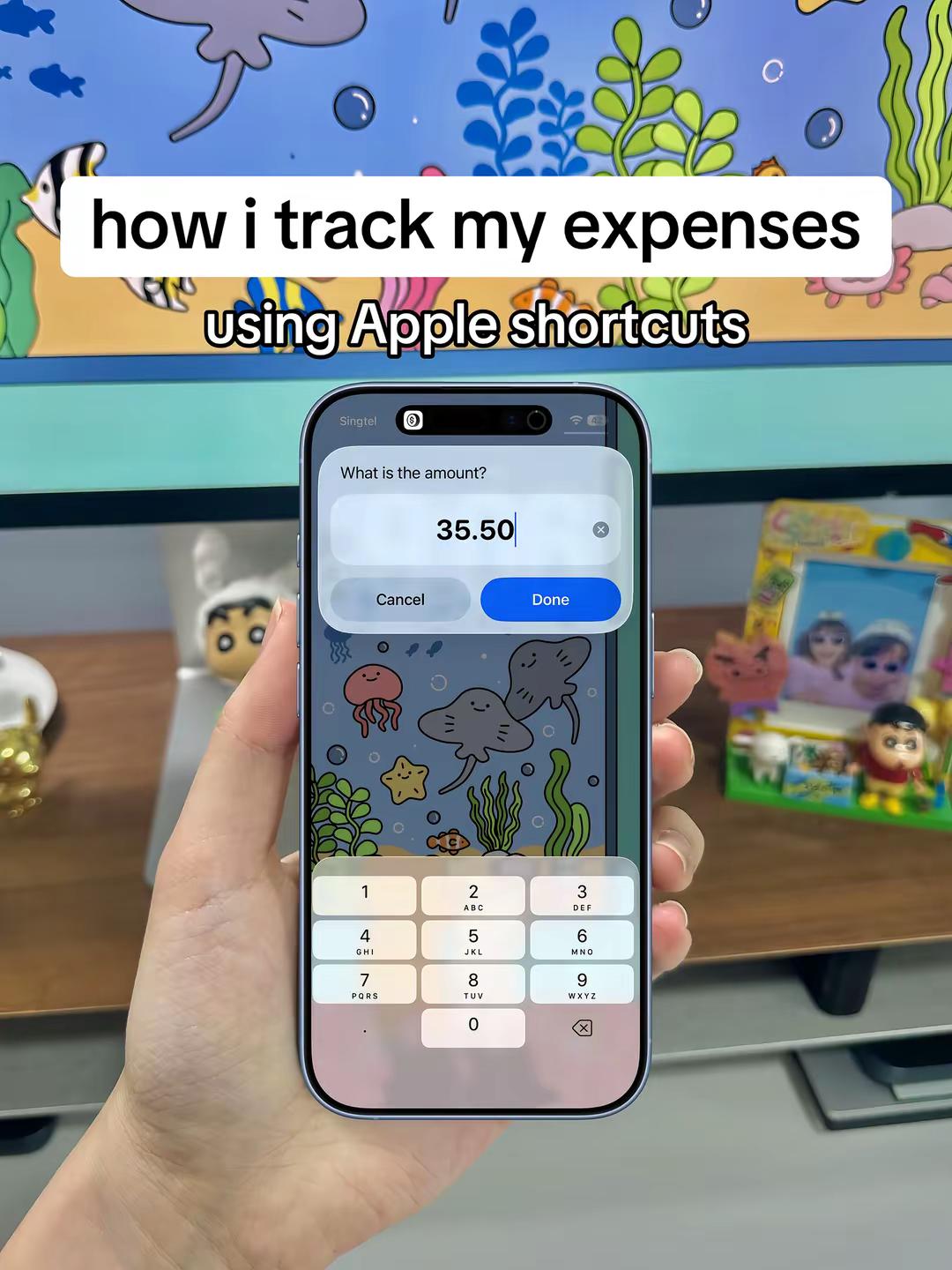 how I track my expenses using my iPhone :)  #spendingmoney #shortcuts #ios