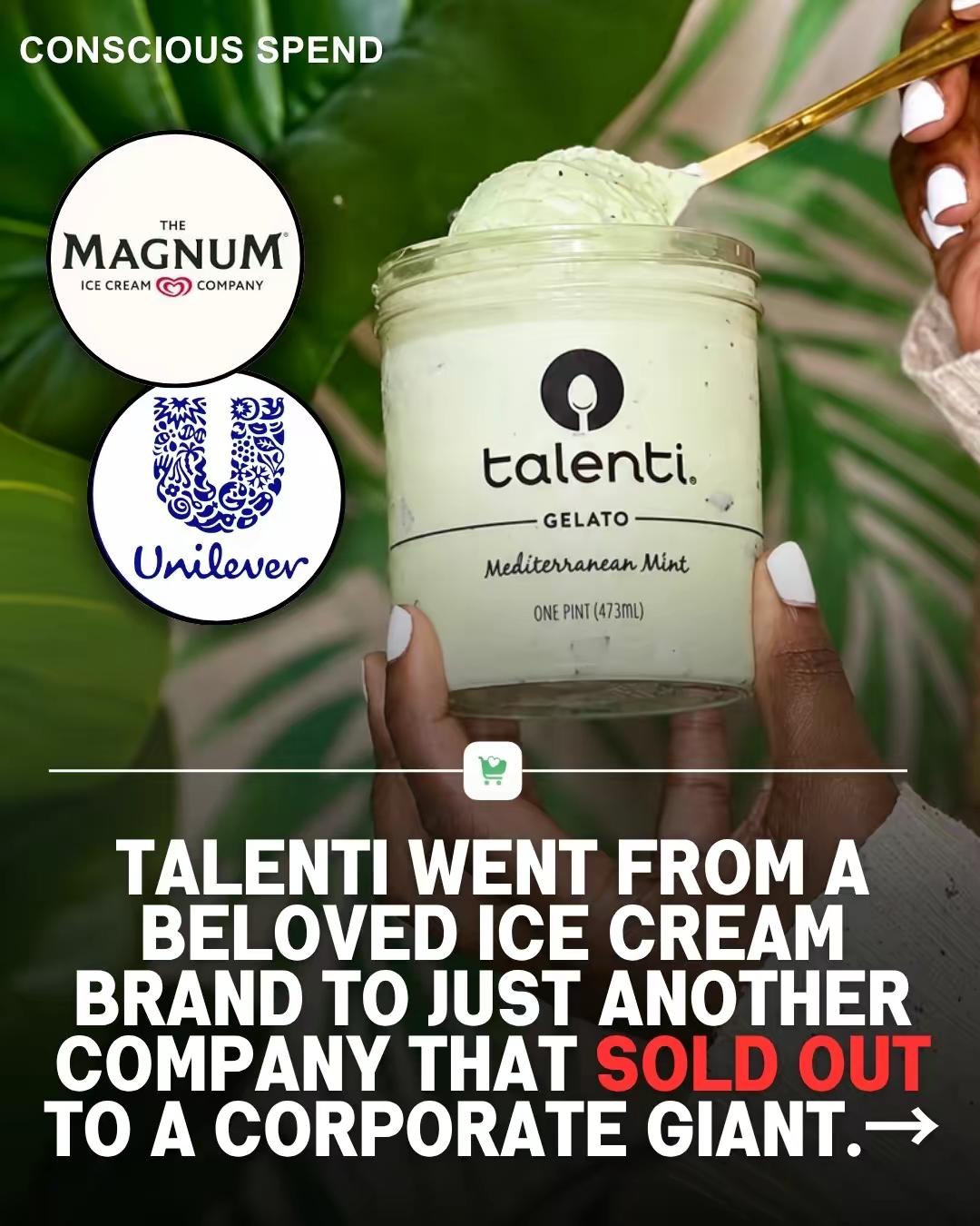 Talenti went from a beloved ice cream brand to just another company that sold out to a corporate giant. Talenti started 