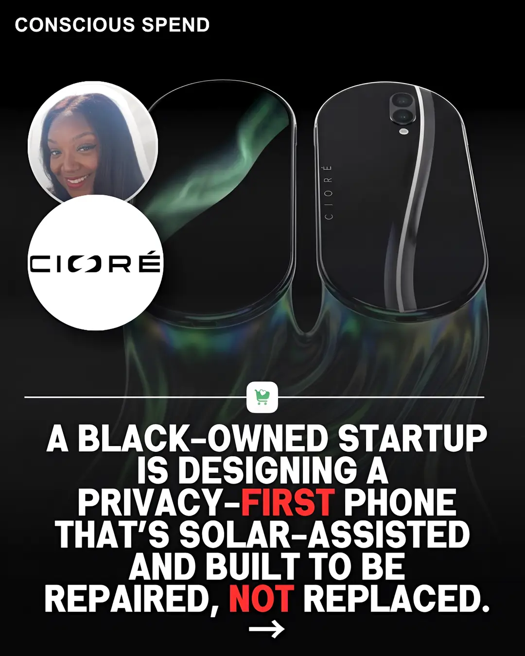A Black-owned startup is designing a privacy-first phone that's solar-assisted and built to be repaired, not replaced. T
